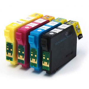 BigInks Compatible Epson T1285 4 Ink Slimline Combo Pack