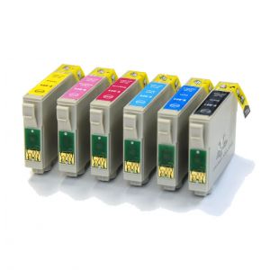 Epson Compatible: BigInks Compatible Epson T0807 6 Ink Slimline Combo Pack