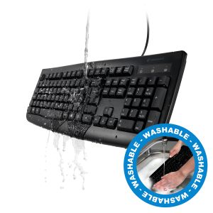 KENSINGTON K64407UK Pro Fit Washable Keyboard UK QWERTY USB 2.0 Numeric Keypad