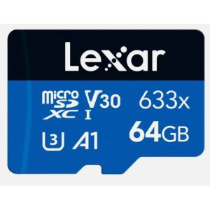 1x Lexar 633x 64GB Micro SD Card microSDXC UHS Card W/O SD Adapter Memory
