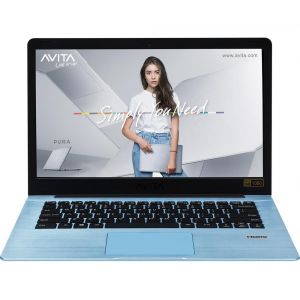 Laptops: AVITA PURA 14 NS14A6 14 inch Full HD Laptop AMD Ryzen 3, 4GB, 256 GB SSD - Crystal Blue