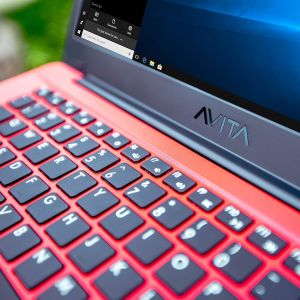 Laptops: AVITA PURA 14 NS14A6 14 inch Full HD Laptop AMD Ryzen 3, 4GB, 256 GB SSD - Sugar Red