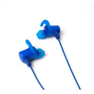 Headphones:  SKULLCANDY Jib+ Active Wireless Rechargeable Bluetooth Earphones 8H Battery Mic - Blue