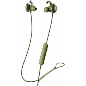 Skullcandy Method Active Wireless Magnetic Earbuds In-Ear Bluetooth Mic Tile - Olive
