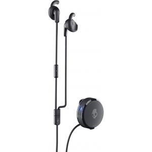 Headphones: Skullcandy VERT Clip-Anywhere Extreme Activities Bluetooth Tile In-Ear Earbuds - Black