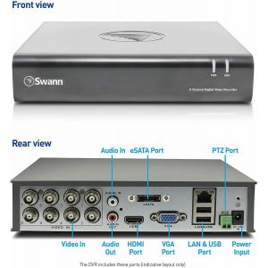 CCTV Systems: Swann DVR 8 4600 8 Channel HD Digital 1TB HDD CCTV HDMI VGA Video Recorder