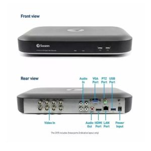 CCTV Systems: Swann DVR8 4780 8 Channel 2TB Super HD DVR 1080p Thermal Sensing Cameras CCTV