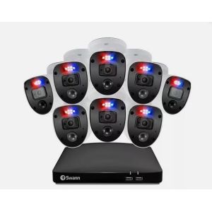 Swann Enforcer DVR 4680 SD 4 8 Channel HD 1080SL Motion Sensing Camera CCTV Kit