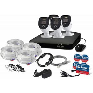 CCTV Systems: Swann DVR 8 4680 8 Channel 1TB 4 x Pro-1080SL HD Heat Motion Sensing PIR Cameras CCTV Kit