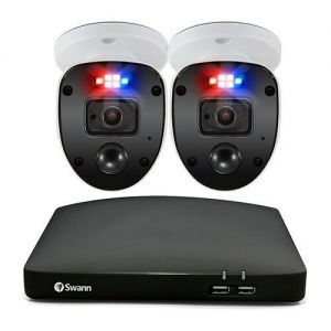 CCTV Systems: Swann DVR 4 4680 4 Channel 2 x Pro-1080SL HD Heat Motion Sensing PIR Cameras CCTV Kit