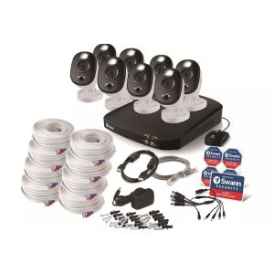 Swann DVR 4680 4 8 Channel 1080p Full HD 1080MSFB FLASHLIGHT 2TB HDD CCTV Kit
