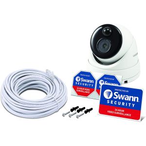 CCTV Cameras: Swann NHD-876MSD Master Series 4K Network Dome CCTV Security Camera PoE NVR 8580