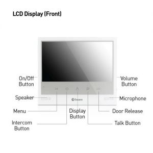 CCTV Cameras: Swann Expandable Intercom & Video Doorphone Doorbell 7 inch LCD Monitor Night SWADS-DP885C