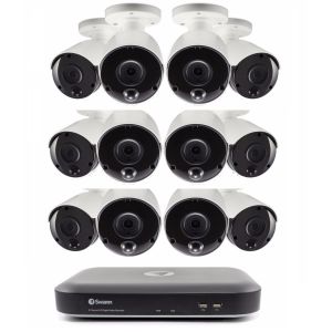 CCTV Systems: Swann SWDVK 16 4780 DVR 16 Channel 2TB HDD 3MP CCTV 12 x PRO-3MPMSB Camera Kit