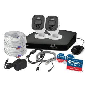 CCTV Systems: Swann 4680 4 Channel DVR 3TB 2x 1080MQB Audio Camera CCTV Enforcer Kit 446802MQB