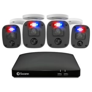 Swann 8-4680 8 Channel DVR 1TB 4 x 1080MQB Audio Camera CCTV Enforcer Kit 846804MQB