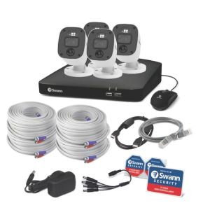 CCTV Systems: Swann 8-4680 8 Channel DVR 64gb SD 4 x 1080MQB Audio Camera CCTV Enforcer Kit 846854MQB