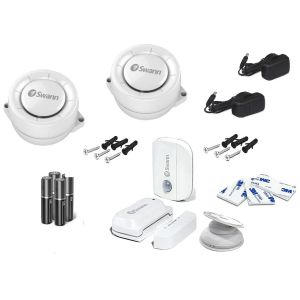Swann SWIFI-ALARMKIT Security Alert Kit Motion Window Door Sensor 2 x Siren