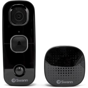 CCTV Accessories: SwannBuddy SWIFI-BUDDY Wireless Video Door Bell 1080p HD Rechargeable Chime Unit