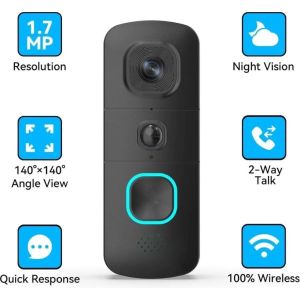 CCTV Cameras: SWANN SWIFI-SPOTCAM-EU Full HD 1080p WiFi Spotlight Outdoor Security Camera