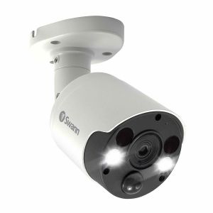 CCTV Cameras: Swann NHD-887MSFB 4K Spotlight Heat Motion Sensing Bullet CCTV Camera POE 8680