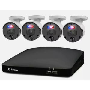 SWANN Enforcer NVK-879904 4K CCTV Security System NVR 8 8780 8TB 4x 875ER Camera