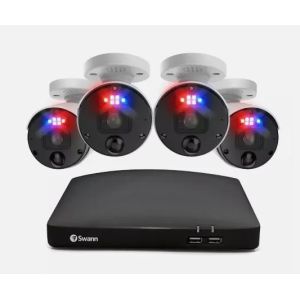 Swann CCTV System NVR 8-8780 8 Channel 3TB 4 x 12MP NHD-1200BE Cameras 890104