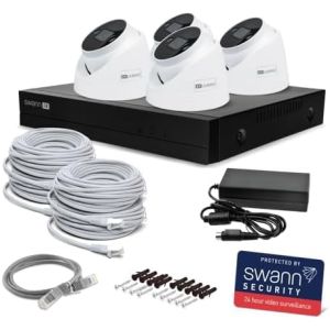 Swann AdvancedX™ Wired 4K NVR Security Camera System CCTV SWNVK-8ADVANX4D