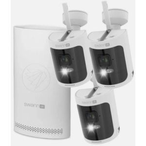 Swann SWNVK-AS4K800SD3 AllSecure4K Wireless Security System 3 x AS4KCAM 64gb SD