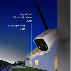CCTV Systems: Swann MaxRanger4K Solar Security System Kit Wireless Cameras x3 SWNVK-MR4KSD3