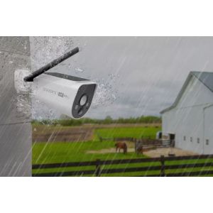 CCTV Cameras: Swann MaxRanger Solar 4K Ultra HD Wi-Fi NVR CCTV Security Camera SWNVW-MR4KCAM