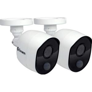 CCTV Cameras: Swann PRO-1080MSBPK2 Heat-Sensing 1080p 2.1mp HD Bullet CCTV Camera 4575 4580