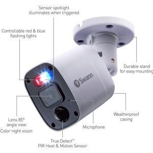 CCTV Cameras: Swann Home Enforcer SWPRO-2KMQBPK2 - HD 1080p CCTV Bullet Camera