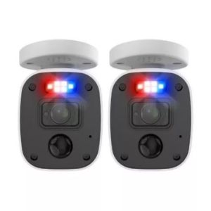 Swann PRO-4KMQBPK2 4K Enforcer Bullet CCTV Camera Flash Sire