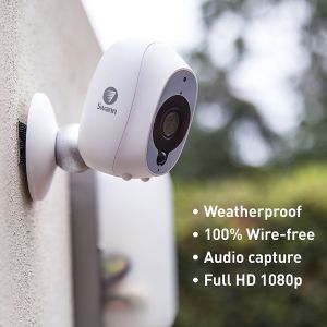 CCTV Cameras: Swann INTCAM Wi-Fi 1080p Indoor Security Camera Motion Night Vision Wireless IP65