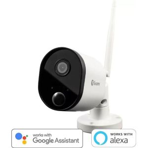 CCTV Cameras: Swann Wi-Fi Outdoor HD Security Camera True Detect Heat-Sensing Night Vision x 1