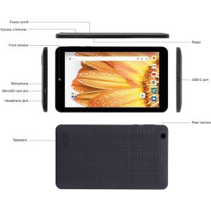 Tablets: VENTURER RCA VOYAGER 7 HD 16gb 7 inch Android 10 Go Tablet Bluetooth - Black