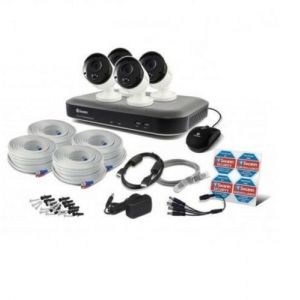 CCTV Systems: Swann SWDVK 4780 DVR 8 Channel 2TB HDD 3MP CCTV PRO- 3MPMSB x4 Camera Kit