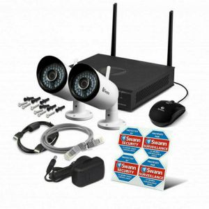 CCTV Systems: Swann NVW-485 4 Channel 1TB Wi-Fi HD 1080P CCTV Wireless With Audio 2x Camera Kit