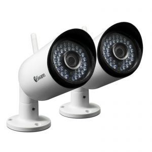 CCTV Systems: Swann NVW-485 4 Channel 1TB Wi-Fi HD 1080P CCTV Wireless With Audio 2x Camera Kit