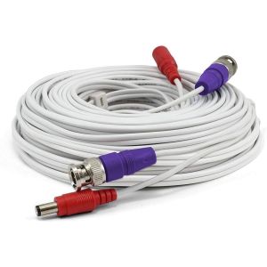 CCTV Accessories: Swann HD Video & Power 50ft/15m BNC Security Camera Extension Cable, White